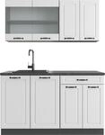 Singlek&uuml;che Vicco R-Line Wei&szlig; Landhaus 140 cm ohne Arbeitsplatte, Model 36652