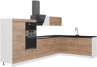 Eckk&uuml;che Vicco Fame-Line Goldkraft Eiche 347 x 207 cm, AP Anthrazit, Model 62922