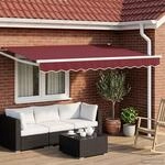 vidaXL Manuelle Gelenkarmmarkise mit LEDs 3 x 2,5 m