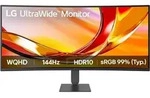 LG 34U620B-B, 86,4 cm (34"), 3440 x 1440 Pixel, Wide Quad HD, LED, 5 ms, Schwarz