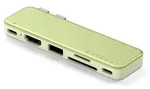 SATECHI 6-in-2 USB-C Snap-Hub f&uuml;r MacBook Neo, Zitrus | 45-W-PD, HDMI 4K@60 Hz,