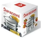 Barazzoni Nudeltopf Pastamania Edelstahl 18/10 Triplen-Boden 22 Cm 6 Lt