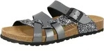 Lico Damen Bioline Gleam Pantoletten, Anthrazit, 41 EU - Grau - 41