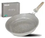 DIVORY 32 cm Pfanne mit Keramikbeschichtung und abnehmbarem Griff, f&uuml;r alle