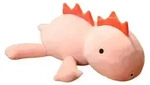 XXL Dino Kuscheltier 60cm Rosa Pl&uuml;schtier Stofftier Kinderzimmer Deko - Rosa