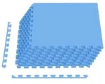 vidaXL Pool Bodenschutzmatte 24 stk. Blau 8,64 m2 EVA-Schaum