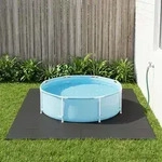 vidaXL Pool Bodenschutzmatte 40 stk. Schwarz 14,4 m2 EVA-Schaum