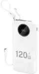 Dudao K13 10000mAh Powerbank mit Kabel Wei&szlig; - Wei&szlig;