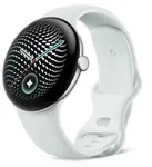Google Pixel Watch 5, AMOLED, Touchscreen, 64 GB, WLAN, GPS, 36,7 g - Silber/Wei&szlig;
