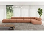 ALTDECOR Modulares Sofa Ecksofa in L-Form - Favio-L3 - 475x190x70 cm Apricot