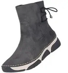 Rieker Damen Stiefel gef&uuml;ttert Grau 45990-45 - Grau - 36