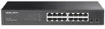 Mercusys MS116GS, Gigabit Ethernet (10/100/1000), Rack-Einbau - Schwarz