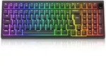 Titanwolf CLAW mechanische Gaming Tastatur, kabelloses RGB Keyboard, 99 Tasten