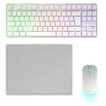 Mars Gaming MCPWTKLWPT, Kabellos, RF kabellos + USB, Membran Key Switch, QWERTY,