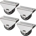 SOTECH Unterbaurolle PASSAU &Oslash; 25 mm &ndash; Bodenmontage (4 St&uuml;ck)