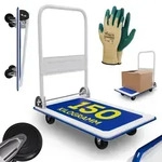 TroniTechnik&reg; Transportwagen Plattformwagen klappbar, 150 kg Tragkraft mit