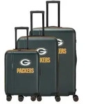 Travelite NFL - 4-Rollen-Trolley Set 3tlg. (Green Bay Packers) - Gr&uuml;n