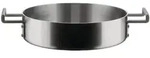 Alessi - Convivio Flache Kasserolle 2,7 L - Silber