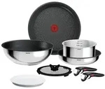 Tefal L966S8, Gemischtes Set, Schwarz, Edelstahl, Edelstahl, China, 4,1 kg, 1200 mm