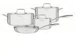 Tramontina GRANO Kochgeschirr Set, 4-tlg., Topf, Pfanne, Kochtopf, Bratpfanne,