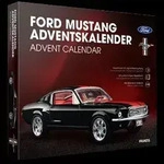 FRANZIS 67965 - Ford Mustang Adventskalender Ma&szlig;stab 1:43 - Schwarz/Rot