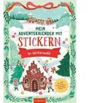 Mein Adventskalender mit Stickern - Im Winterwald