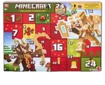 Minecraft Adventskalender, 3 Actionfiguren (ca. 8 cm), 15 Zubeh&ouml;rteile, 5...