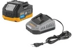 Procraft Starter Pack 20 V C20/2 Ladeger&auml;t 2 A + 1x 20/4 Industrial Akku 4,0 Ah