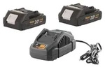 Procraft Starter Pack 20 V 20/2.4A Ladeger&auml;t + 2x 20/2A Akku 2,0 Ah
