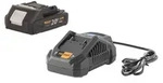 Procraft Starter Set 20 V 20/4A Schnell Ladeger&auml;t + 1x 20/2A Akku 2,0 Ah