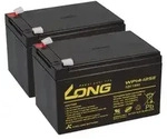 Kung Long WP14-12SE Akku-Satz 24V 14Ah f&uuml;r 24V Rasenroboter &ndash; 2x 12V AGM