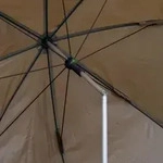 Mikado Anglerschirm mit Seitenabdeckung und Moskitonetz 3.00m - Gr&uuml;n