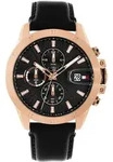 Tommy Hilfiger Herrenuhr Jameson 1792194 Ros&eacute;gold Schwarz mit Datums- &
