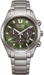 Citizen Chronograph Eco Drive Super Titanium Herrenuhr - Silber