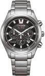 Citizen Chronograph Eco Drive Super Titanium Herrenuhr - Schwarz