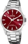 Festina Quarz Herren Classic steel F20024/7 - Rot