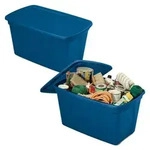 Terry Store-Age Tote Box 68, Aufbewahrungsbox, Blau, Rechteckig,...