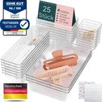uandu Schubladen Organizer, 25er Set, Schreibtisch Organizer, K&uuml;chen Organizer,