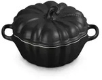 LeCreuset F&ouml;rmchen K&uuml;rbis Steinzeug | Auswahl Schwarz : Schwarz Farbe: Schwarz