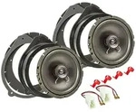 TA16.5-Pro Lautsprecher Einbau-Set kompatibel mit Audi A3 8P A4 B6 B7 A8 T&uuml;r...