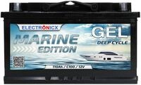 Electronicx Marine Edition GEL Batterie 110Ah 12V ▶ Bootsbatterie Yacht...