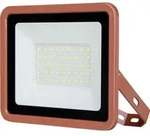 REV LED-Fluter Eco+, 30W, 6500K, 2550lm, kaltwei&szlig;, IP65, terracotta - Orange