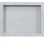 vidaXL Duschnische Mattgrau 41x51x10 cm - Wei&szlig;
