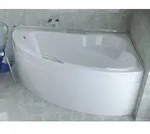 BADLAND Eckbadewanne Badewanne Ada RECHTS 140x90 mit Acrylsch&uuml;rze, F&uuml;&szlig;en und