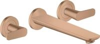 AXOR 49483310 3-Loch Fertigset Wannemisch.Wand UP - Gold
