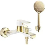 REA Wannenarmatur Bloom White gold - Wei&szlig;/Gold