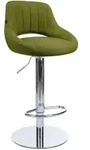 CLP Barhocker Milet Chrom mit schwerem Standfu&szlig; bis 150 kg belastbar | Farbe...