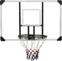 vidaXL Basketballkorb Transparent 106x69x3 cm Polycarbonat - Transparent