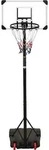 vidaXL Basketballst&auml;nder Transparent 216-250 cm Polycarbonat - Transparent