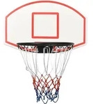 vidaXL Basketballkorb Wei&szlig; 71x45x2 cm Polyethylen - Wei&szlig;
